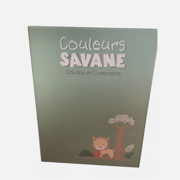 DouDou Et Compagnie Paris Couleurs Savane Lion Baby Security Blanket - Picture 4 of 4